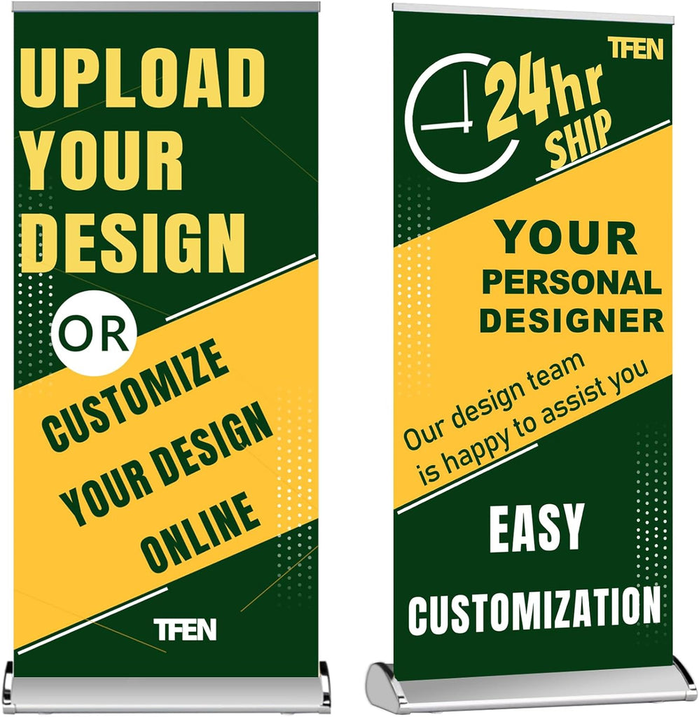 33''x81" Custom Roll Up Retractable Banner Stand (Deluxe)