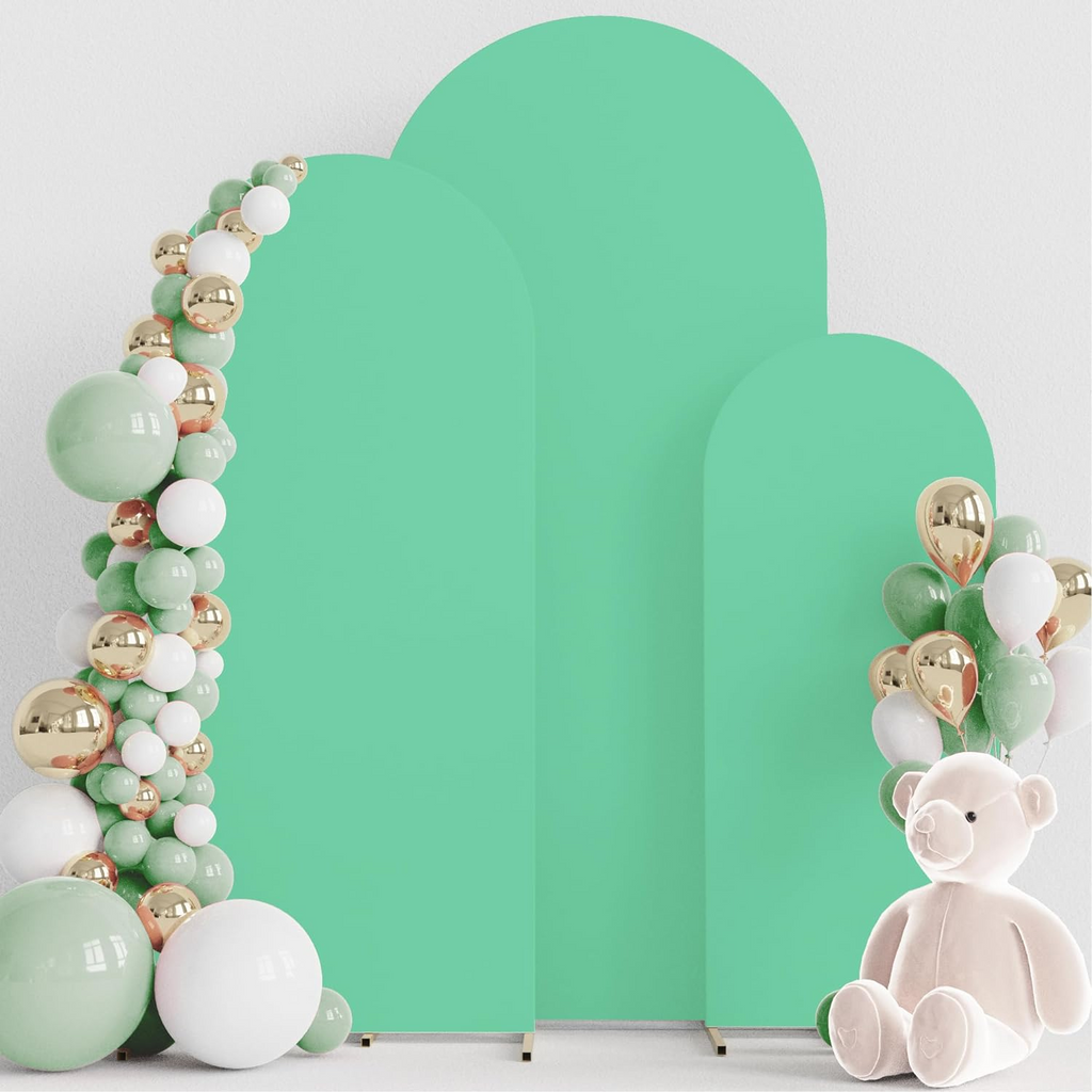 3 Pcs Heavy Duty Trio Arch Frame Backdrop (Aluminum Frame + Cover)