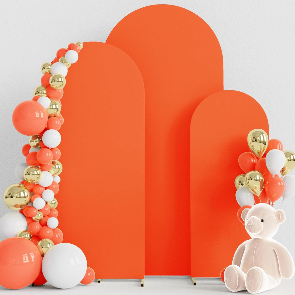 3 Pcs Heavy Duty Trio Arch Frame Backdrop (Aluminum Frame + Cover)