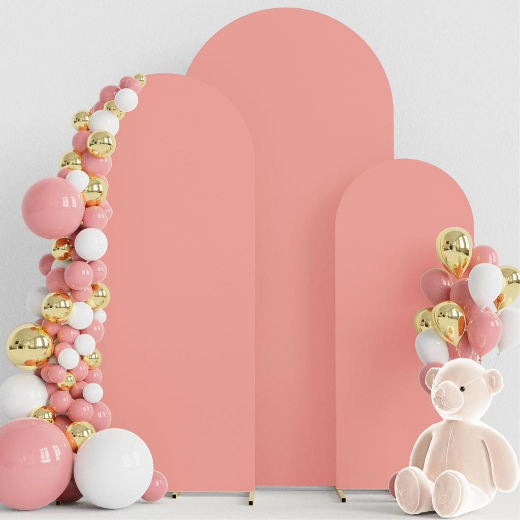 3 Pcs Heavy Duty Trio Arch Frame Backdrop (Aluminum Frame + Cover)