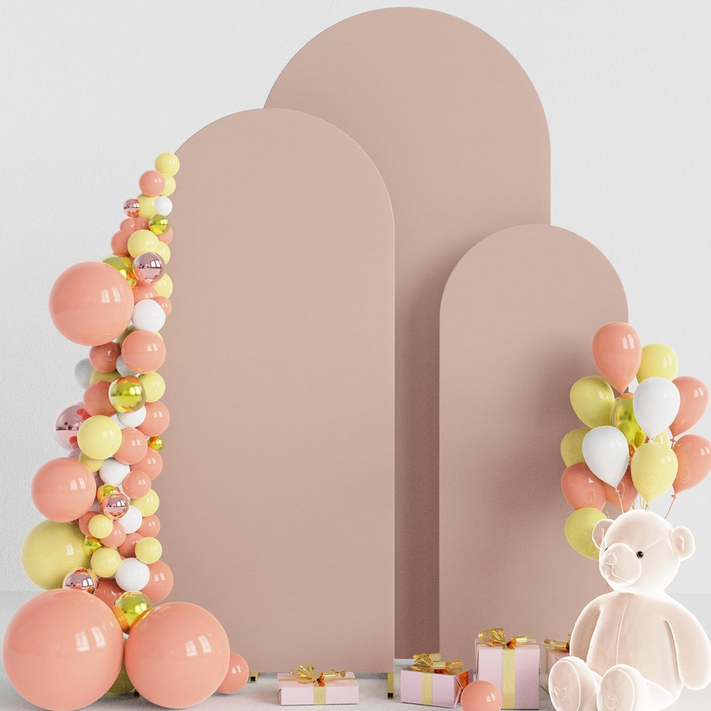 3 Pcs Heavy Duty Trio Arch Frame Backdrop (Aluminum Frame + Cover)