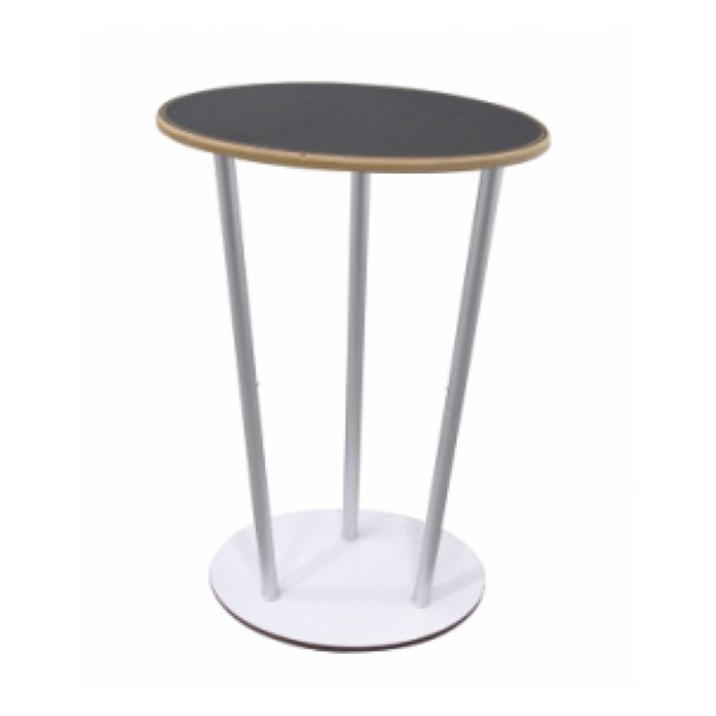 Oval Fabric Pop Up Podium Counter Display