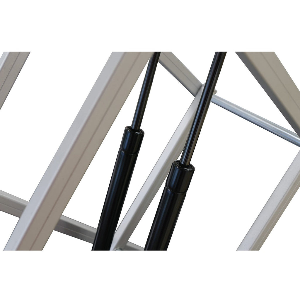 GRAPHIC ONLY - Rectangular Hydraulic Pop Up Trade Show Table Counter To Podium with Led Lights
