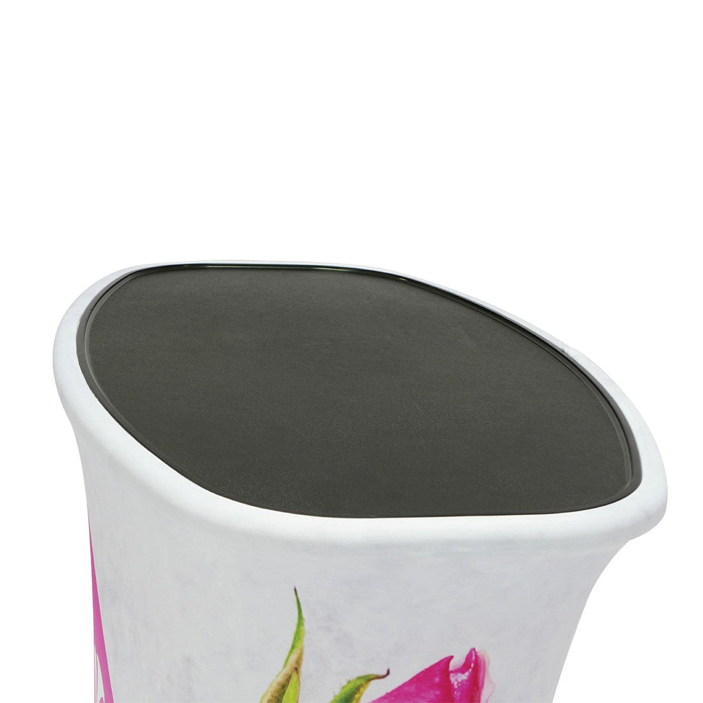 GRAPHIC ONLY - Rectangular Hydraulic Pop Up Trade Show Table Counter To Podium with Led Lights