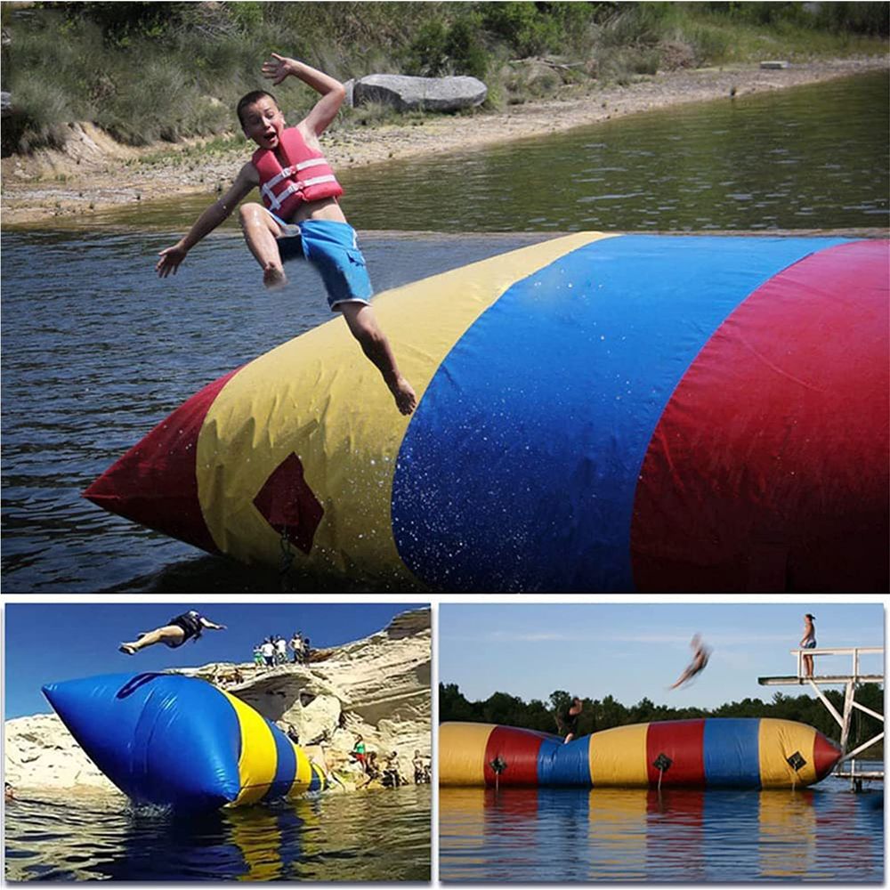 Inflatable Water Catapult Blob Inflatable Water Jumping Bag Air Blast Blob