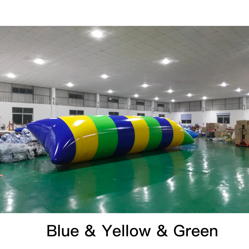 Inflatable Water Catapult Blob Inflatable Water Jumping Bag Air Blast Blob