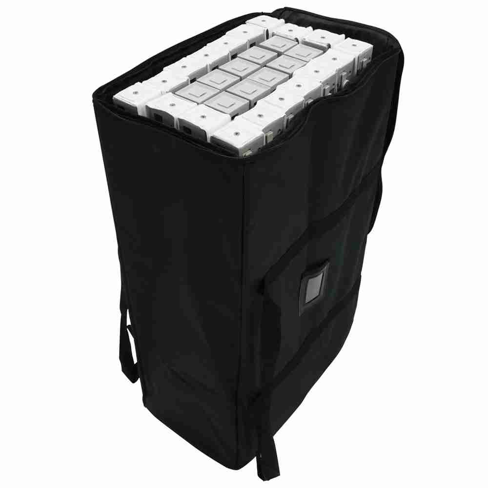 15 Ft RPL Fabric Pop Up Display - 89"H Straight Trade Show Exhibit Booth