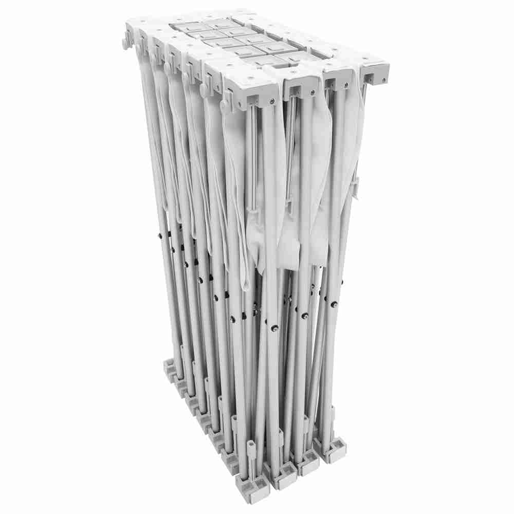 15 Ft RPL Fabric Pop Up Display - 89"H Straight Trade Show Exhibit Booth