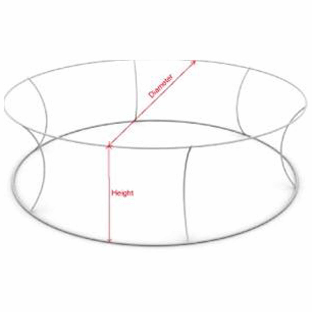 Circle Overhead Hanging Banner - Trade Show Ceiling Sign