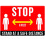 Floor Decal “STOP” 12