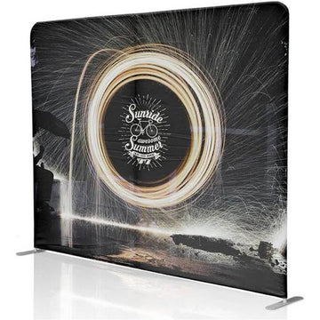 8ft x 8ft Straight Tension Fabric Displays (Aluminum Frame + Fabric)