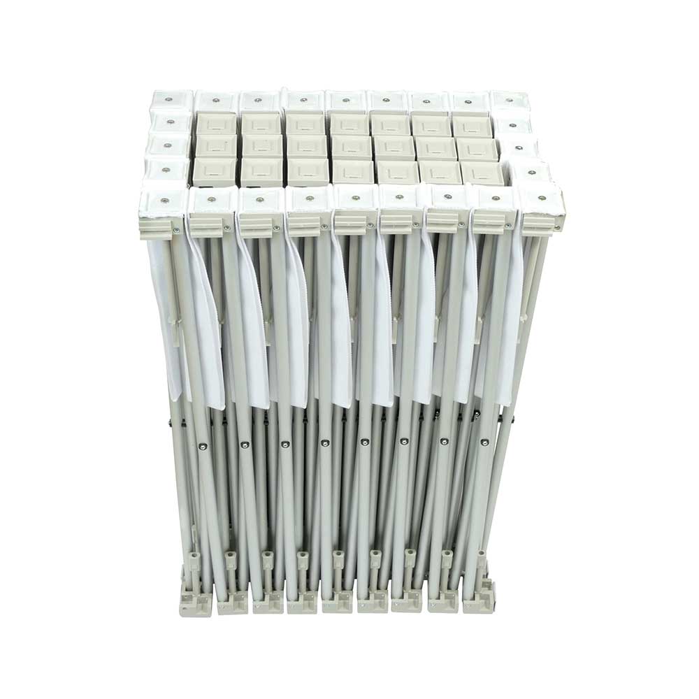 20 Ft RPL Fabric Pop Up Display - 89"H Straight Trade Show Exhibit Booth