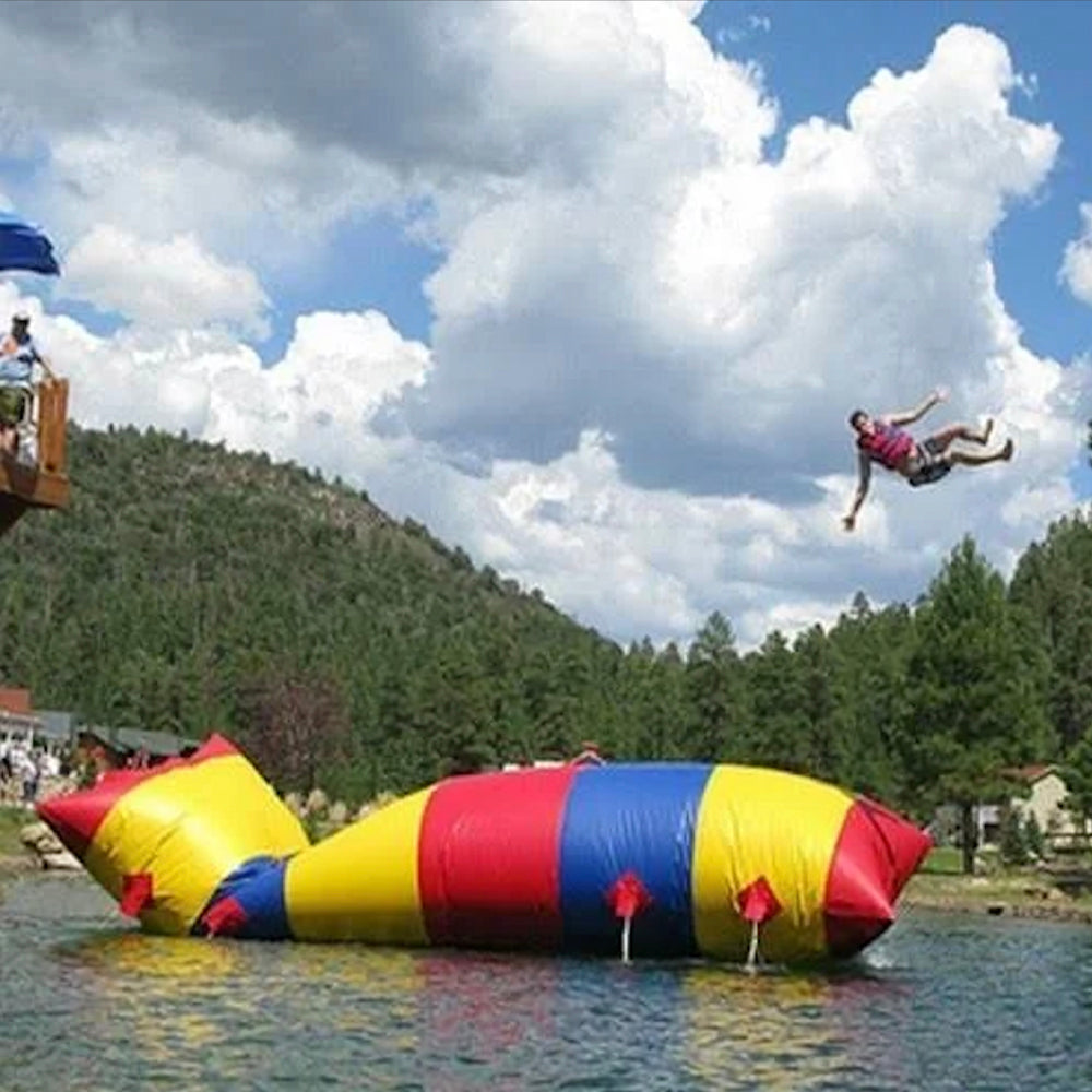 Inflatable Water Catapult Blob Inflatable Water Jumping Bag Air Blast Blob