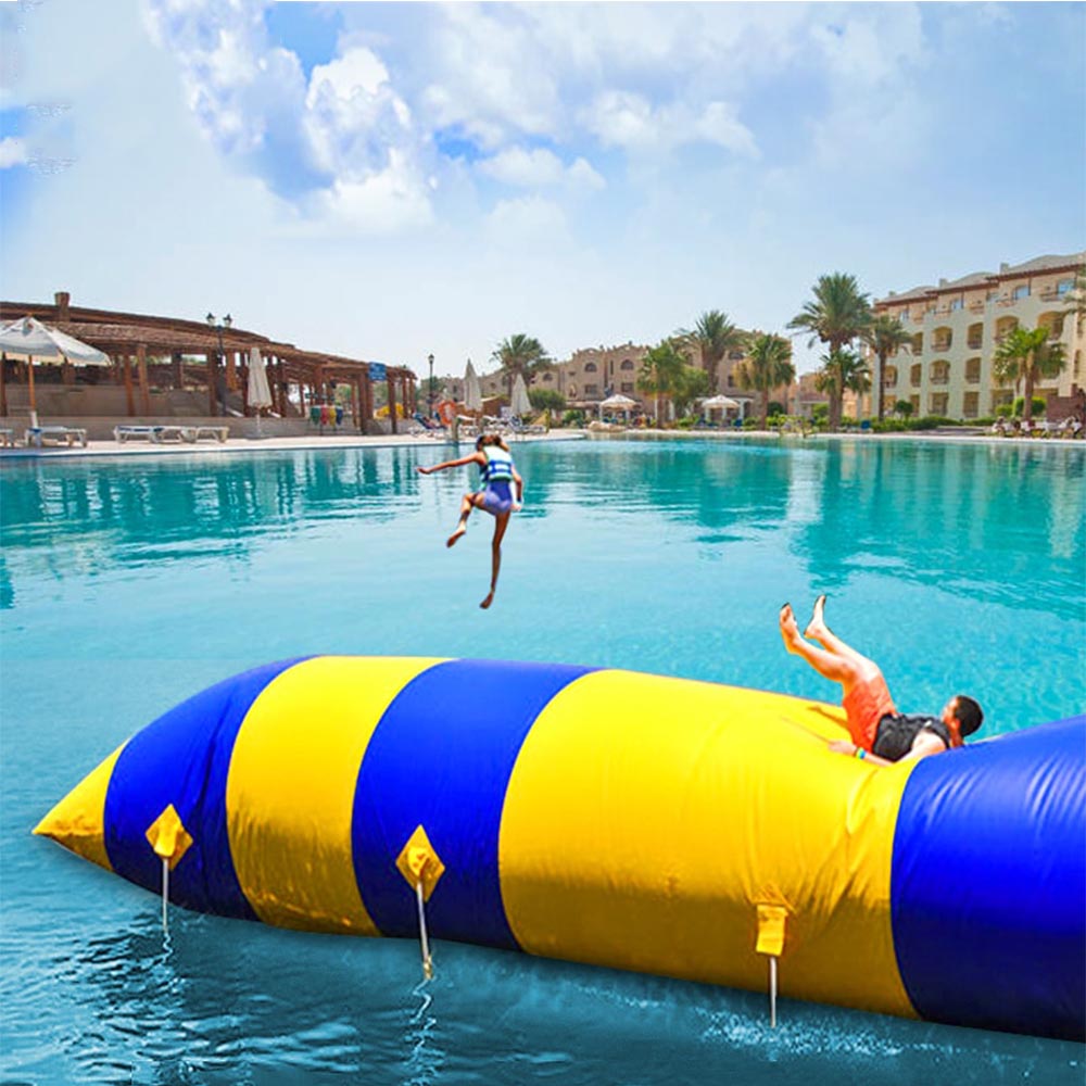 Inflatable Water Catapult Blob Inflatable Water Jumping Bag Air Blast Blob