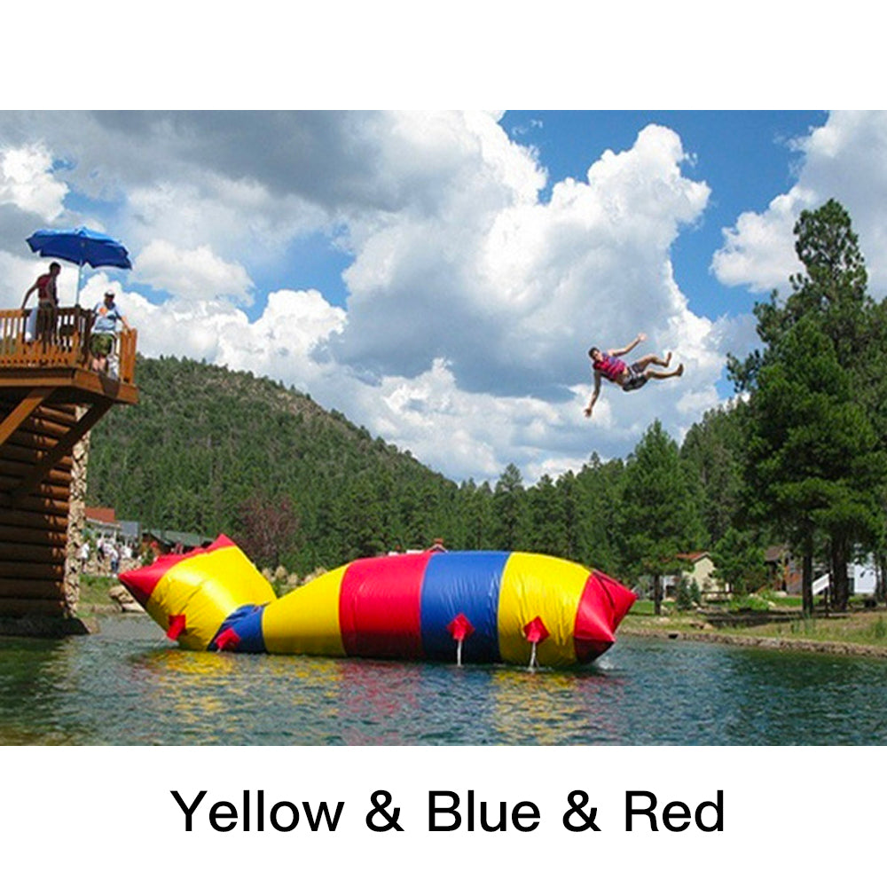 Inflatable Water Catapult Blob Inflatable Water Jumping Bag Air Blast Blob