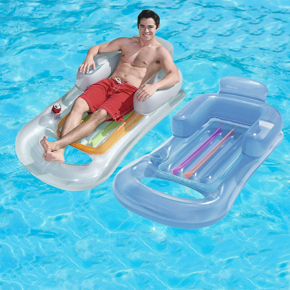Inflatable Pool Floating Lounge Chair 59 in