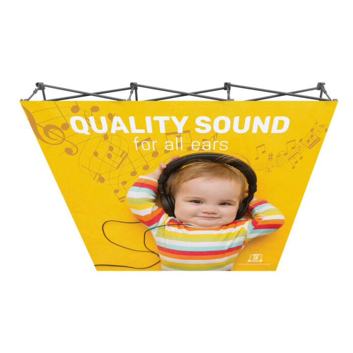 GRAPHIC ONLY - 8 Ft RPL Fabric Pop Up Display – 89″h Straight Replacement Graphic
