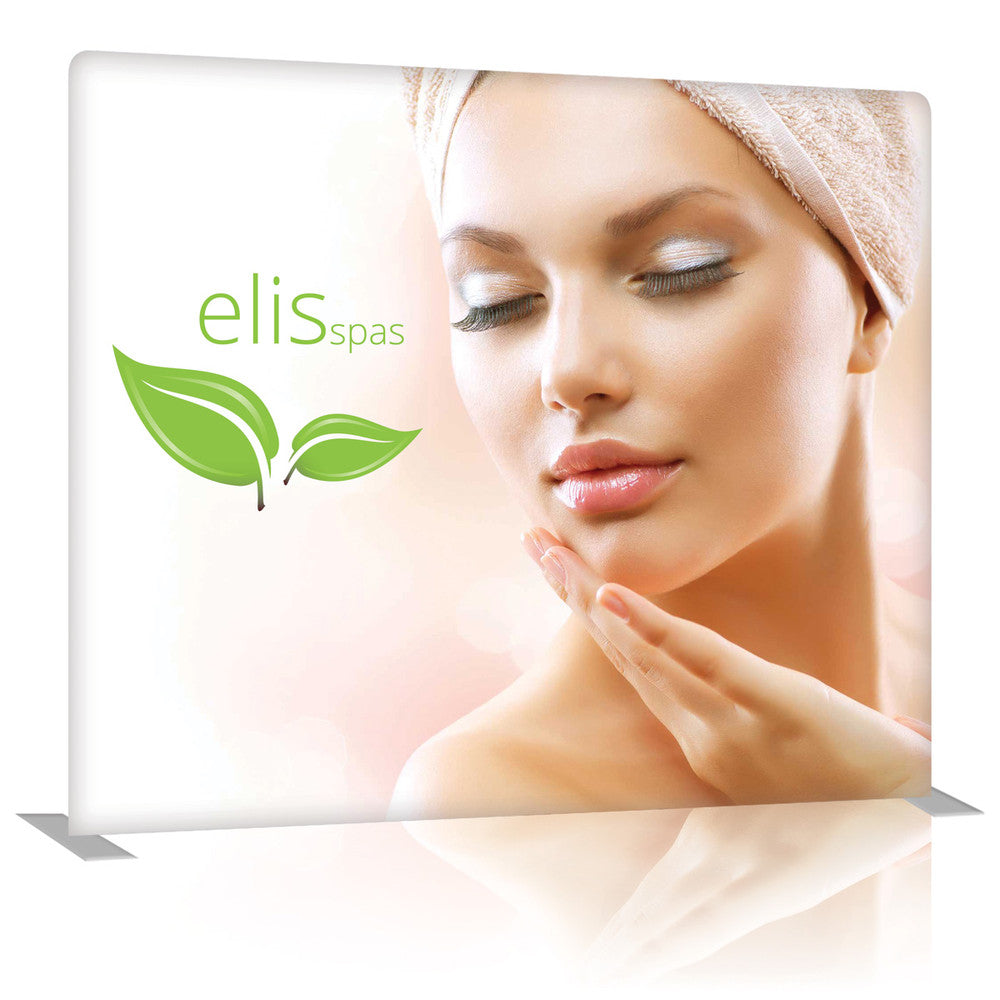 4ft x 8ft Straight Tension Fabric Displays (Aluminum Frame + Fabric)