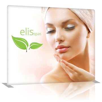 8ft x 8ft Straight Tension Fabric Displays (Aluminum Frame + Fabric)
