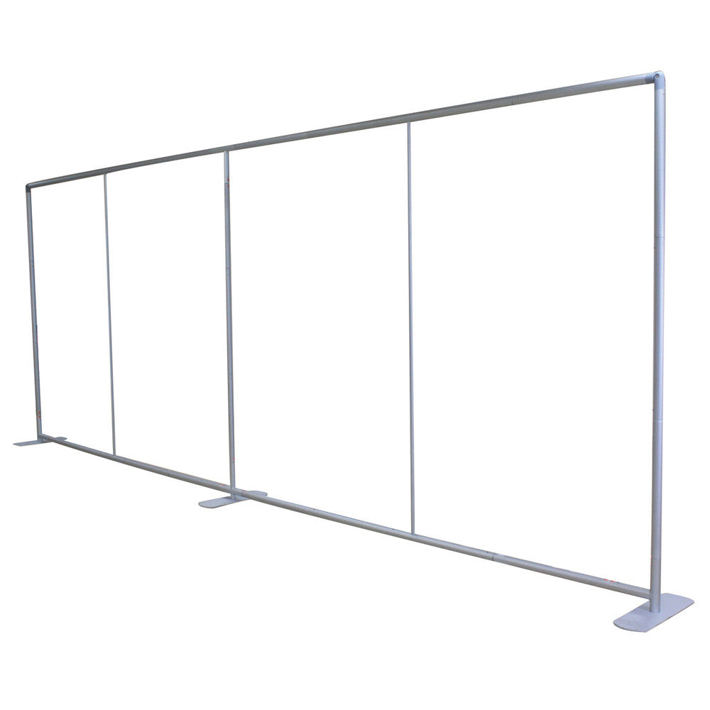 25ft x 15ft Straight Tension Fabric Displays (Aluminum Frame + Fabric)