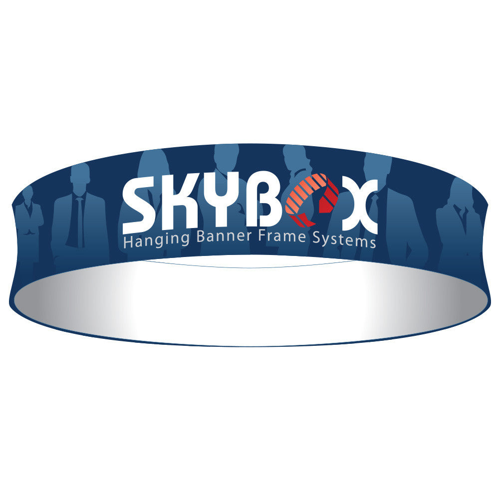 Circle Overhead Hanging Banner - Trade Show Ceiling Sign
