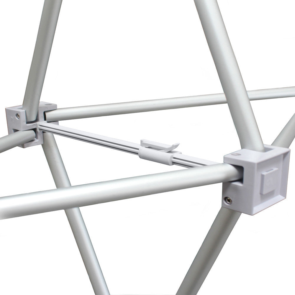 30 Ft RPL Fabric Pop Up Display - 89"H Straight Trade Show Exhibit Booth