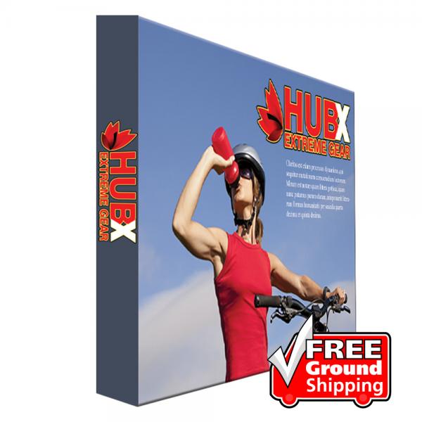 10X10Ft RPL Fabric Pop Up Display Straight Trade Show Exhibit Booth