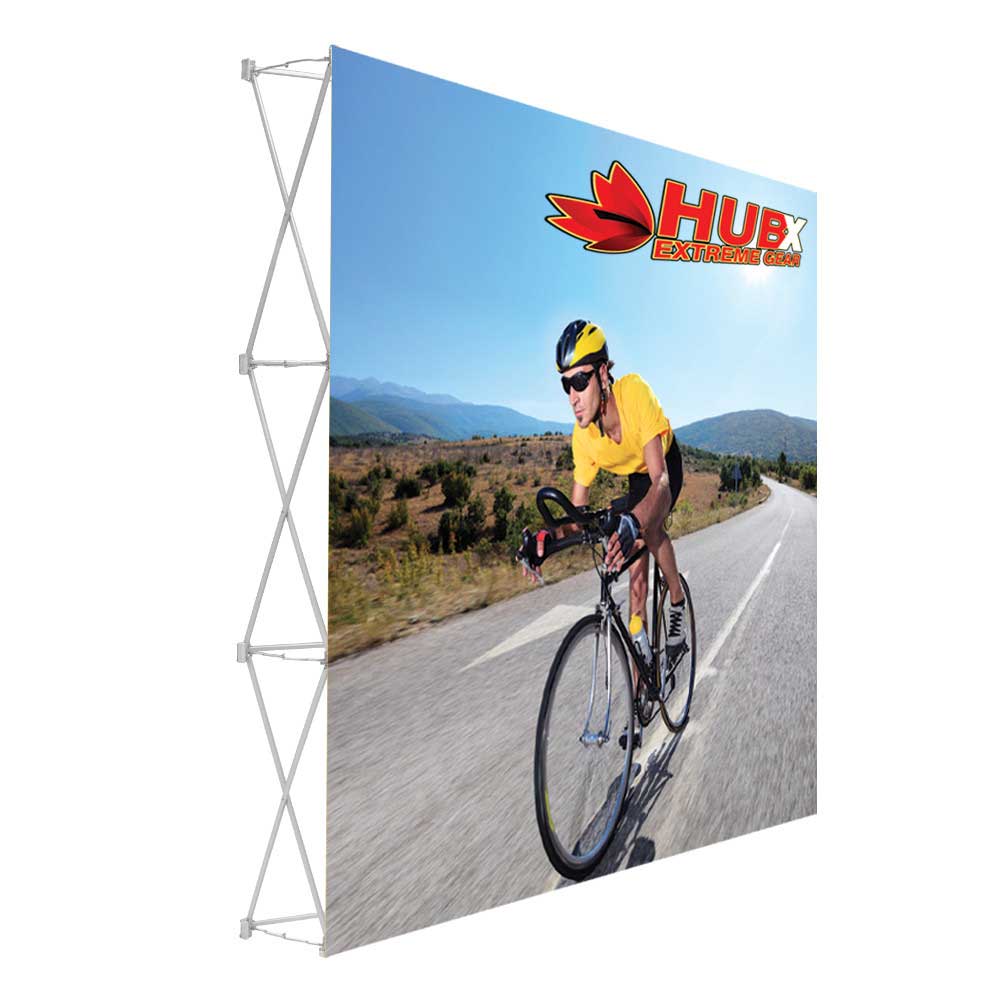 10 Ft RPL Fabric Pop Up Display – 89″h Straight Trade Show Exhibit Booth