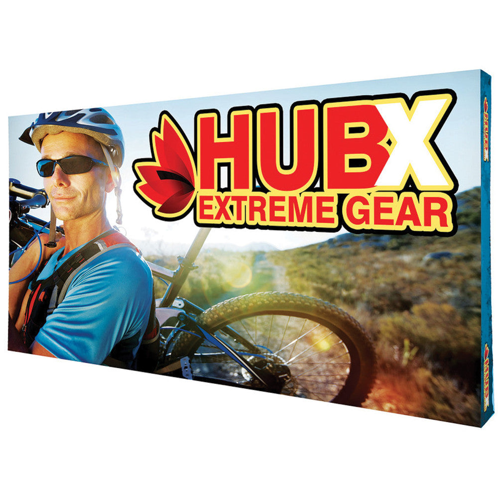 15 Ft RPL Fabric Pop Up Display - 89"H Straight Trade Show Exhibit Booth