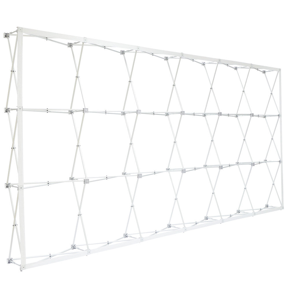 30 Ft RPL Fabric Pop Up Display - 89"H Straight Trade Show Exhibit Booth