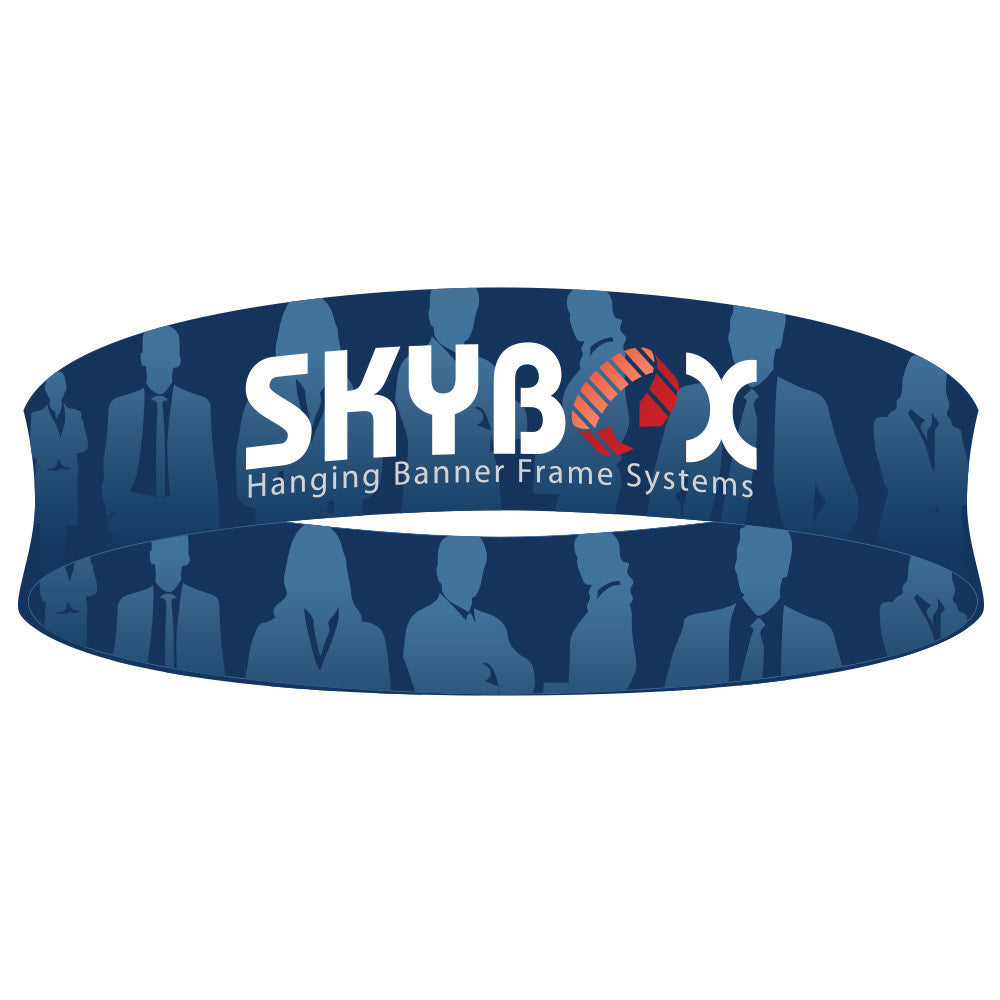 Circle Overhead Hanging Banner - Trade Show Ceiling Sign