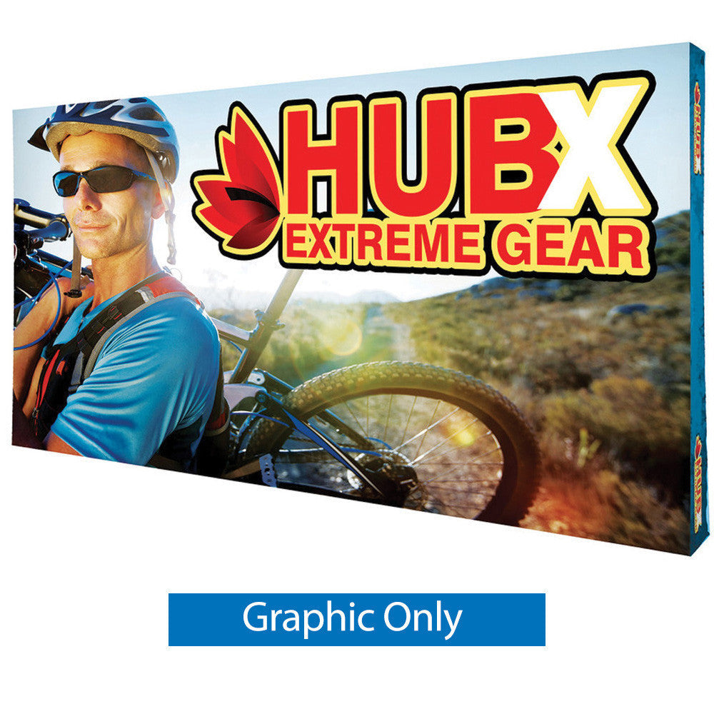 GRAPHIC ONLY - 15 Ft RPL Fabric Pop Up Display - 89"H Straight Replacement Graphic