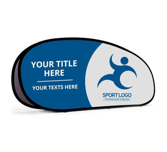 7ft Horizontal Pop Up Banners