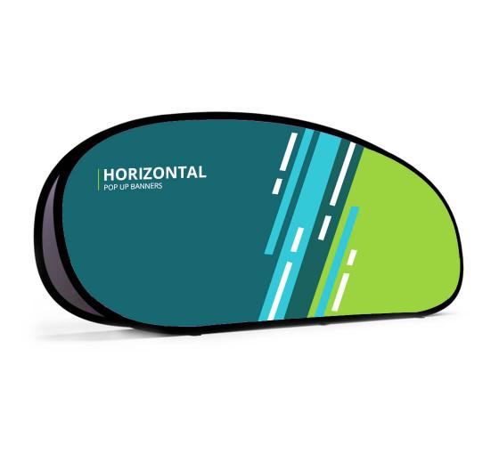 7ft Horizontal Pop Up Banners