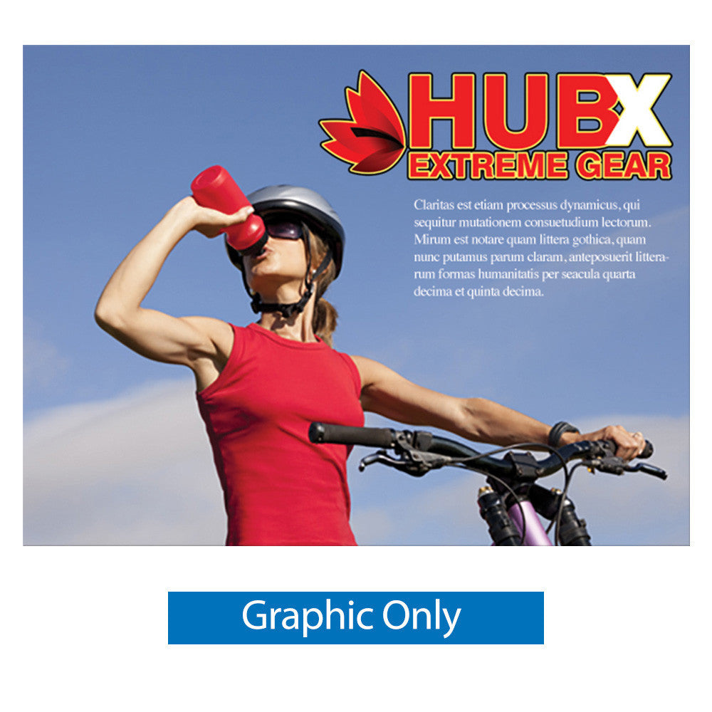 GRAPHIC ONLY - 10 Ft RPL Fabric Pop Up Display – 89″h Straight Replacement Graphic