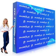 10 Ft Fabric Pop Up Display – 89″h Straight Trade Show Exhibit Booth - Double Sided