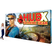 15 Ft Fabric Pop Up Display - 89"H Straight Trade Show Exhibit Booth