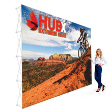 15X10Ft Fabric Pop Up Display Straight Trade Show Exhibit Booth