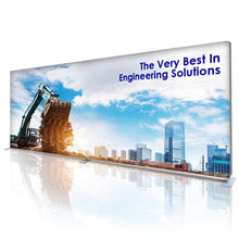 30ft x 8ft Straight Tension Fabric Displays (Aluminum Frame + Fabric)