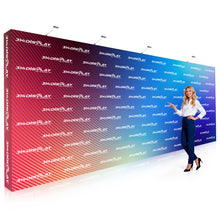 20X10Ft Fabric Pop Up Display Straight Trade Show Exhibit Booth