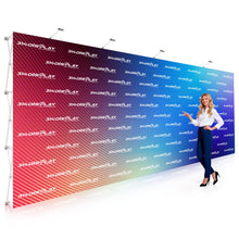 20X10Ft Fabric Pop Up Display Straight Trade Show Exhibit Booth