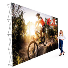 20X10Ft Fabric Pop Up Display Straight Trade Show Exhibit Booth - Double Sided