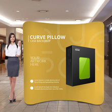 10ft x 8ft Curve Tension Fabric Displays (Aluminum Frame + Fabric)