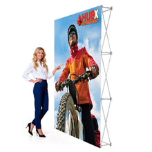 5 Ft Fabric Pop Up Display – 7.5'h Straight Graphic Package