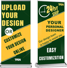 33''x81" Custom Roll Up Retractable Banner Stand (Deluxe)