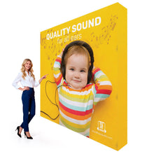 8 Ft Fabric Pop Up Display – 89″h Straight Trade Show Exhibit Booth