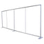 20ft x 8ft Straight Tension Fabric Displays (Aluminum Frame Only)