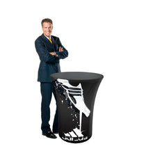 Circular Fabric Pop Up Podium Counter Display