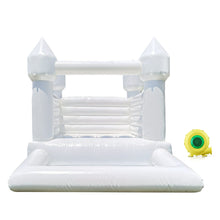 White Castle Bounce House Inflatable Wedding Bouncy Jumping Castle with Air Blower