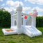 White Castle Bounce House Inflatable Wedding Bouncy Jumping Castle (9FTx9FTx7FT)